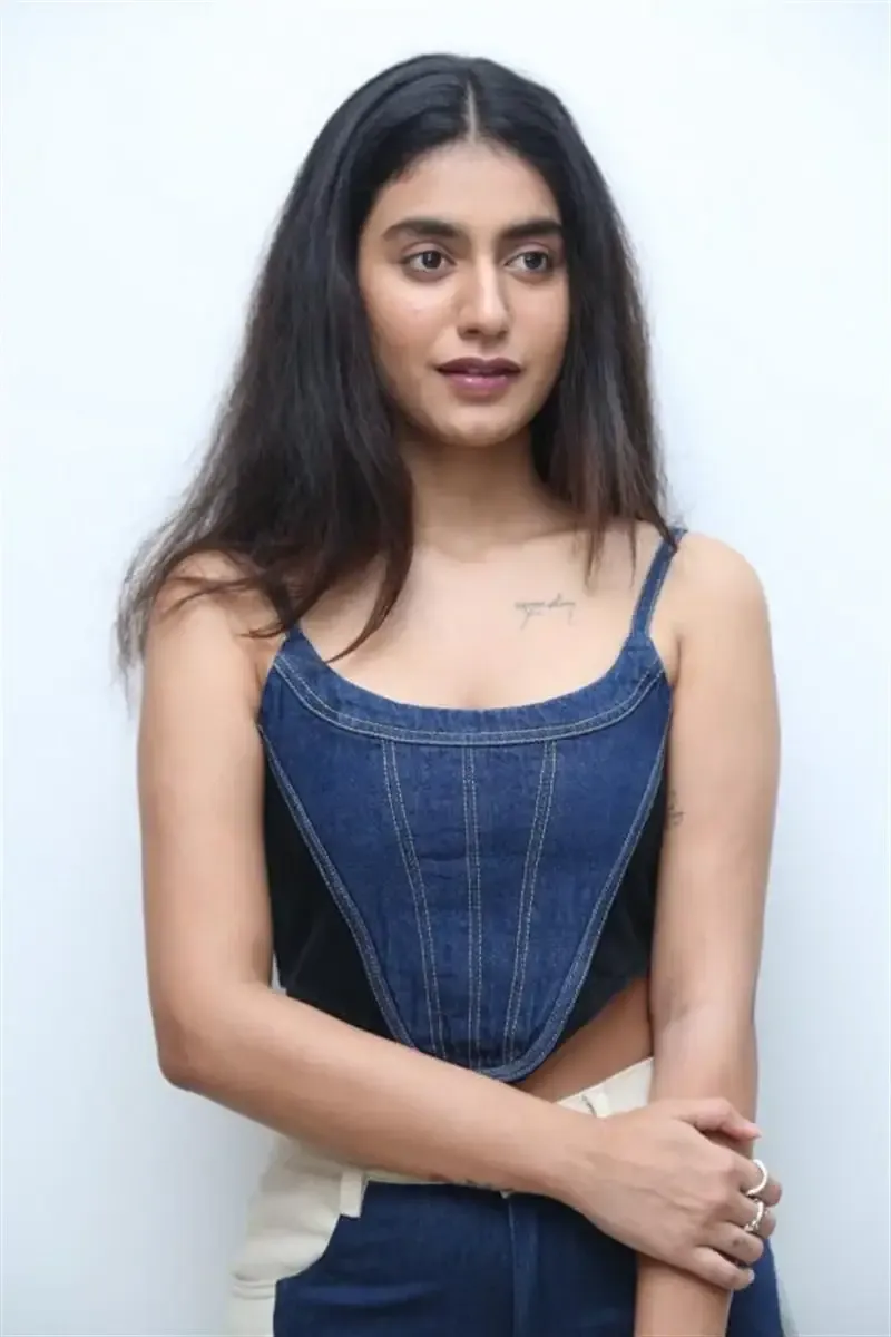 TELUGU ACTRESS PRIYA PRAKASH VARRIER IMAGES AT BRO MOVIE INTERVIEW 15